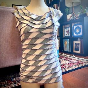 Boutique 80’s vintage style striped tank